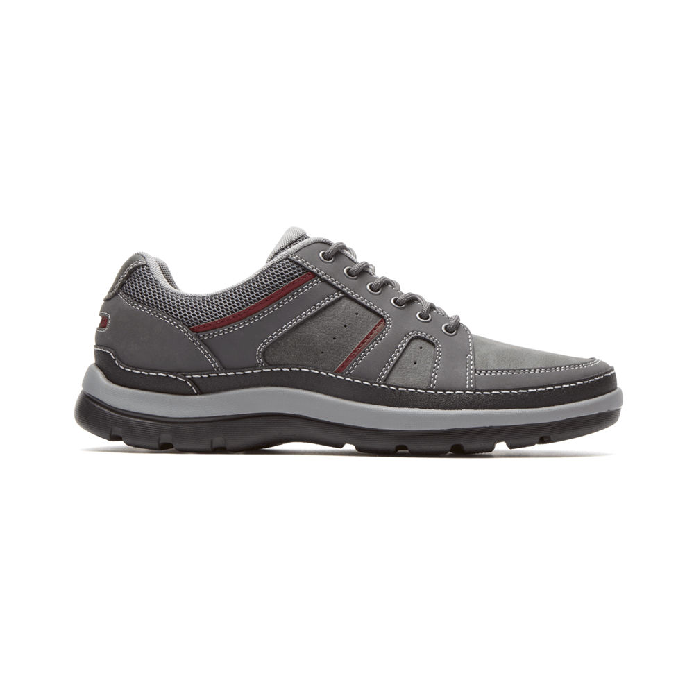 Rockport Singapore Mens Sneakers - Get Your Kicks Mudguard Blucher Dark Grey - DP4698731